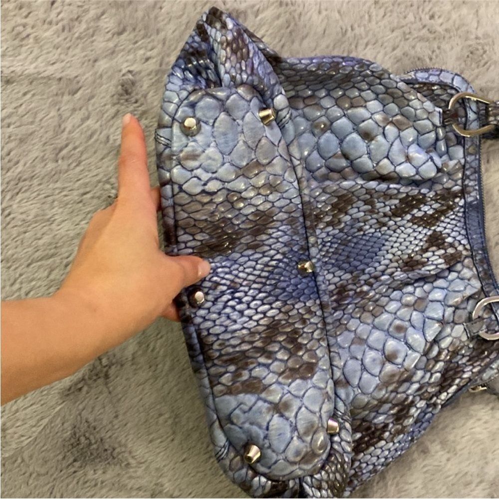 Tosca Blu Real Python Blue Bag - image 3